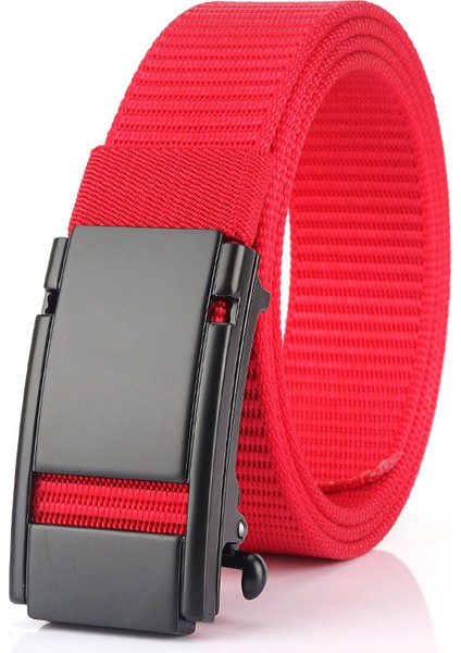 Otomatik Toka Kemer Erkek Naylon Örgülü Kemer (Yurt Dışından)