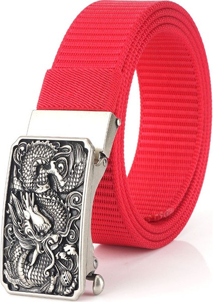 Naylon Erkek Kemeri Dişsiz Tokalı Kemer (Yurt Dışından)