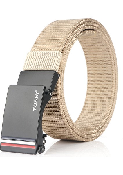 Dişsiz Alaşım Otomatik Toka Naylon Kemer (Yurt Dışından)