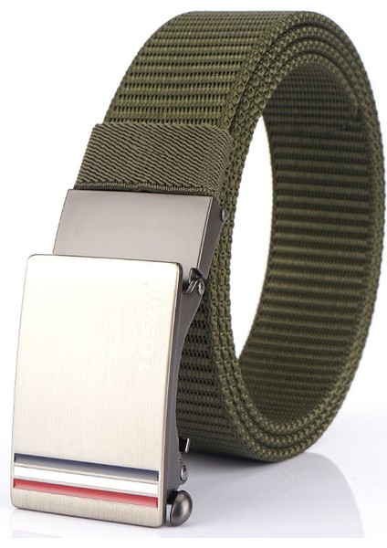 Alaşım Otomatik Toka Naylon Kemer Erkek (Yurt Dışından)