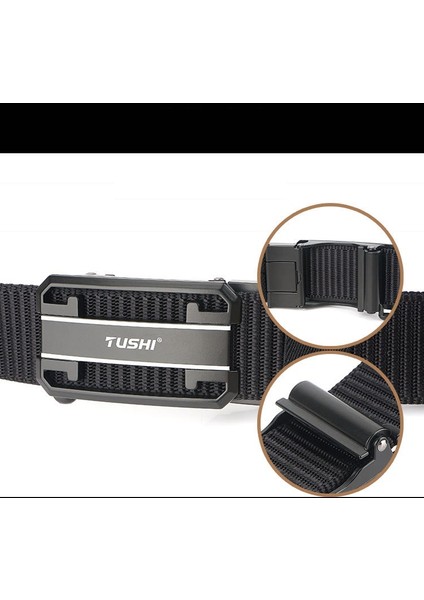 Naylon Kemer Alaşımlı Otomatik Toka Erkek Kemeri (Yurt Dışından)