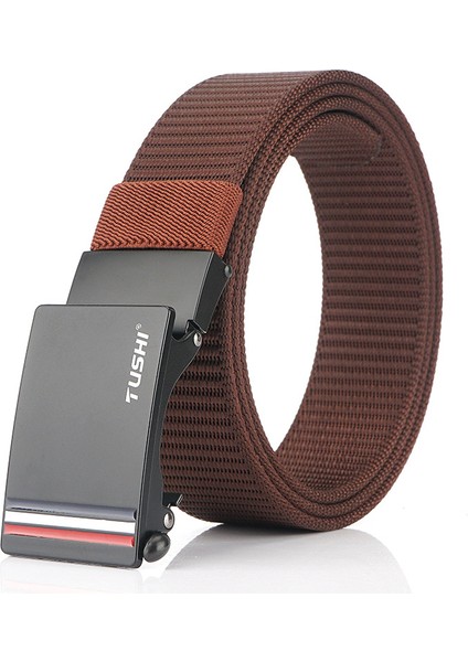 Dişsiz Alaşım Otomatik Toka Naylon Kemer (Yurt Dışından)