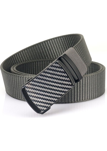 Karbon Fiber Yama Otomatik Toka Naylon Kemer (Yurt Dışından)