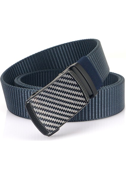 Karbon Fiber Yama Otomatik Toka Naylon Kemer (Yurt Dışından)