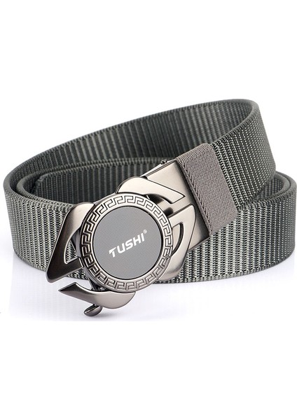 Erkek Modası Naylon Örgülü Otomatik Tokalı Kemer (Yurt Dışından)