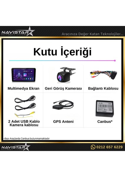 Audi A3 2002-2008 Model 2gb + 32GB Android 13 Kablosuz Carplay N