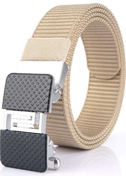 Örgülü Naylon Dişsiz Otomatik Tokalı Kemer (Yurt Dışından)