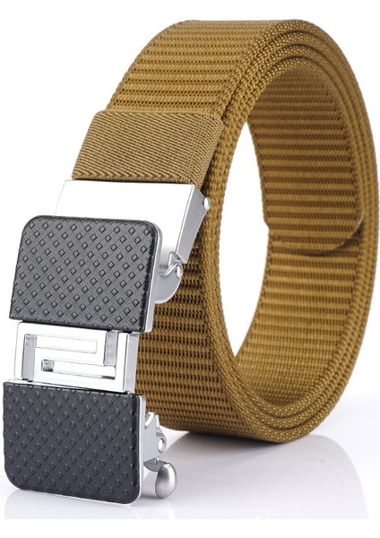 Örgülü Naylon Dişsiz Otomatik Tokalı Kemer (Yurt Dışından)