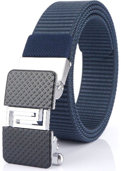 Örgülü Naylon Dişsiz Otomatik Tokalı Kemer (Yurt Dışından)