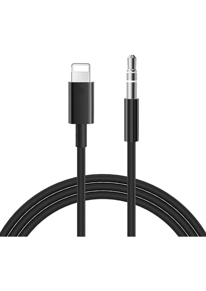 iPhone iPad Lightning To 3.5 mm Aux Çevirici Ses Aktarım Kablosu 1m - FC070