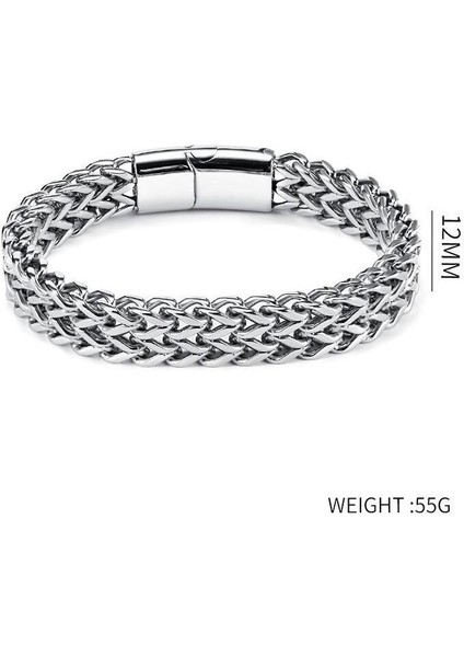 Erkek Tasarım Bileklik - Gümüş (Yurt Dışından) modelleri