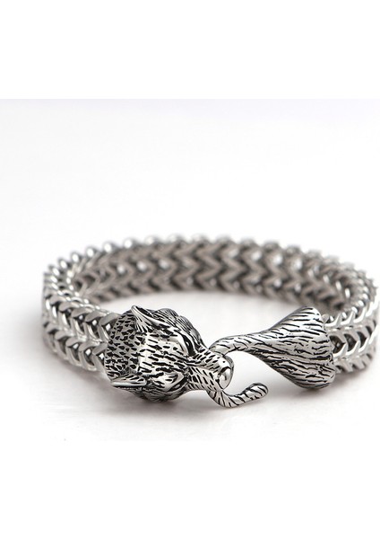 Retro Erkek Bileklik - Gümüş (Yurt Dışından)