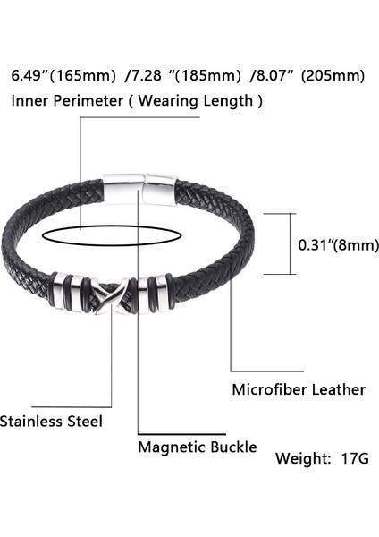 Paslanmaz Çelik Erkek Örgü Bileklik - Siyah (Yurt Dışından) indirimleri