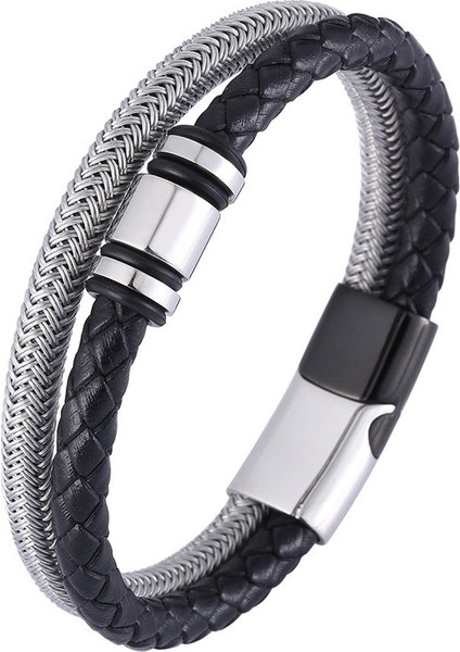 Erkek Titanyum Bileklik - Siyah (Yurt Dışından)