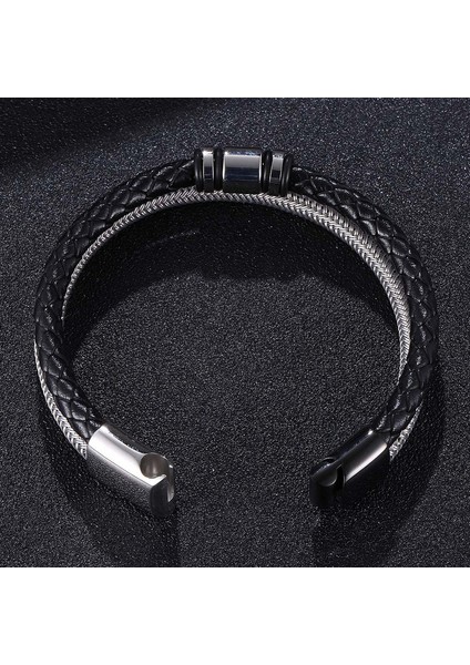 Erkek Titanyum Bileklik - Siyah (Yurt Dışından) fiyatları