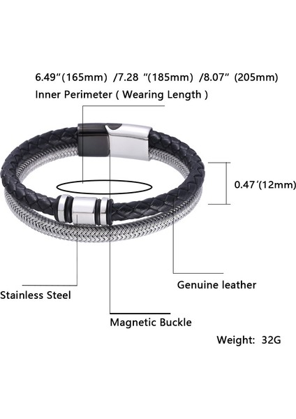 Erkek Titanyum Bileklik - Siyah (Yurt Dışından) fırsatları