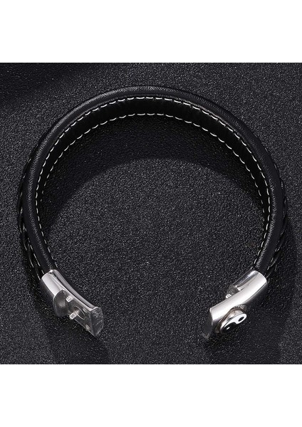 Erkek Örgü Bileklik - Siyah (Yurt Dışından) fiyatları