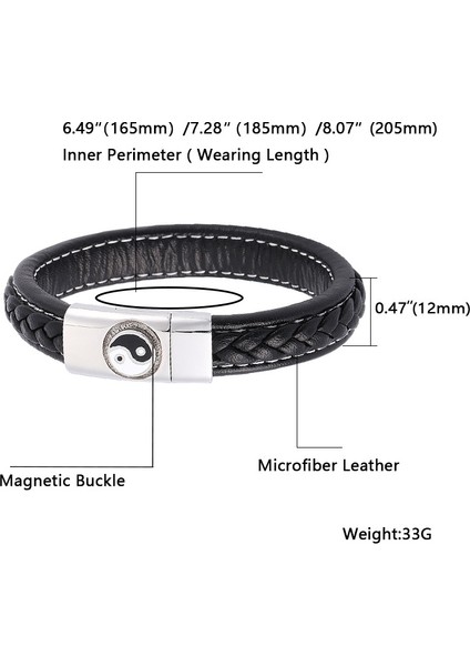 Erkek Örgü Bileklik - Siyah (Yurt Dışından) fırsatları