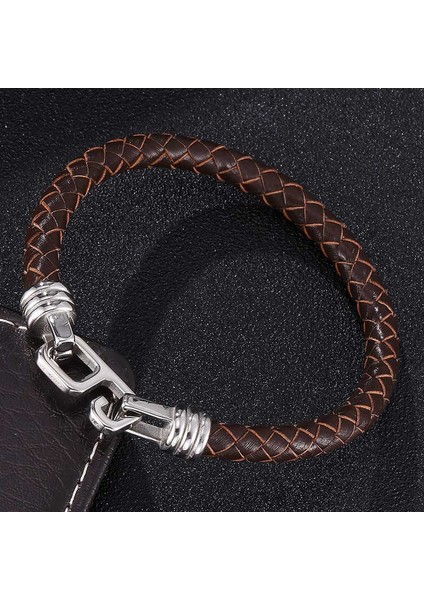 Erkek Örgü Bileklik - Kahverengi (Yurt Dışından) fiyatları
