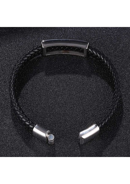 Erkek Örgü Bileklik - Siyah (Yurt Dışından) fiyatları