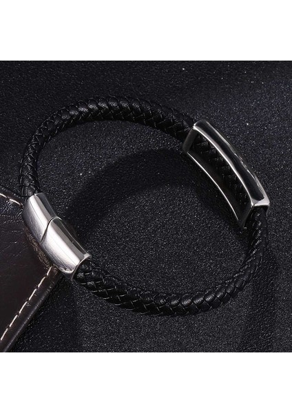 Erkek Örgü Bileklik - Siyah (Yurt Dışından) modelleri