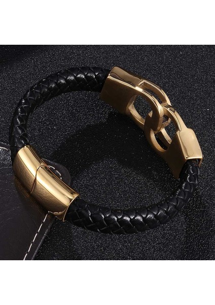 Titanyum Çelik Erkek Bileklik - Siyah (Yurt Dışından) modelleri
