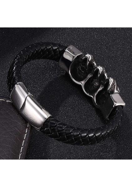 Titanyum Çelik Erkek Bileklik - Siyah (Yurt Dışından) modelleri