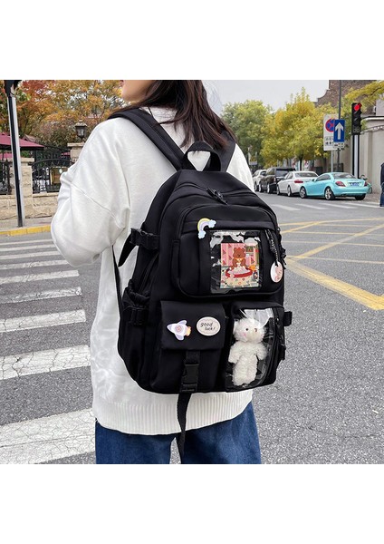 Büyük Kapasiteli Öğrenci Sırt Çantası - Beyaz (Yurt Dışından) indirimleri