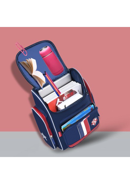 Büyük Kapasiteli Öğrenci Sırt Çantası - Kırmızı (Yurt Dışından) fiyatları