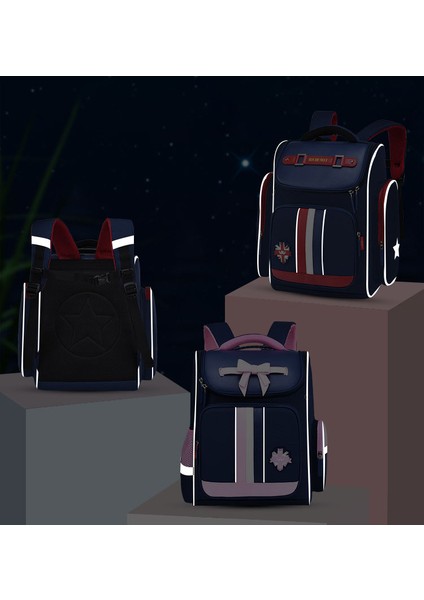 Büyük Kapasiteli Öğrenci Sırt Çantası - Kırmızı (Yurt Dışından) indirimleri