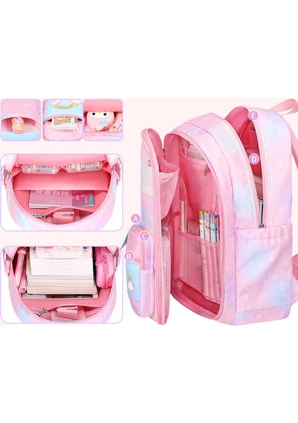 Büyük Kapasiteli Öğrenci Sırt Çantası - Mor (Yurt Dışından) modelleri