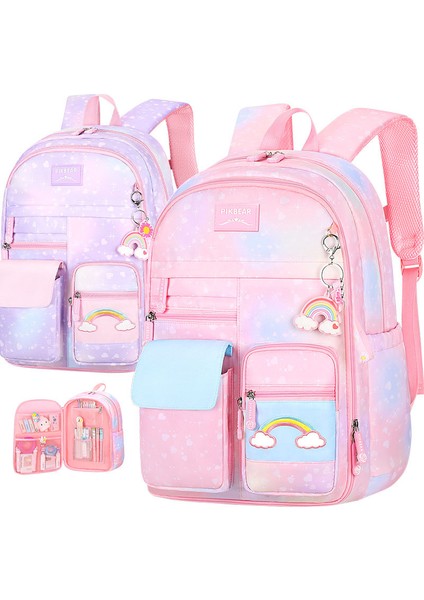 Büyük Kapasiteli Öğrenci Sırt Çantası - Mor (Yurt Dışından) indirimleri