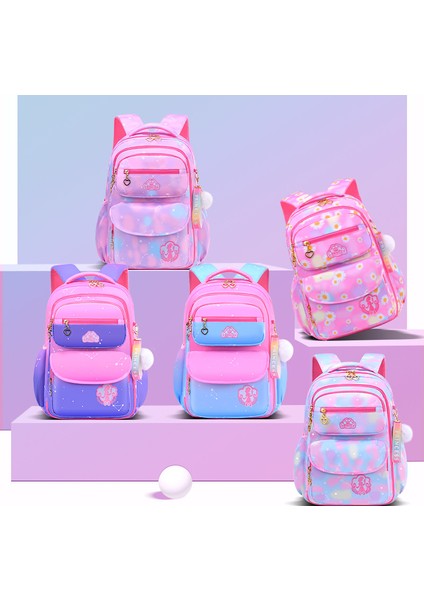 Büyük Kapasiteli Öğrenci Sırt Çantası - Pembe (Yurt Dışından)