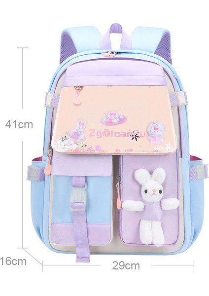 Büyük Kapasiteli Öğrenci Sırt Çantası - Mavi (Yurt Dışından)