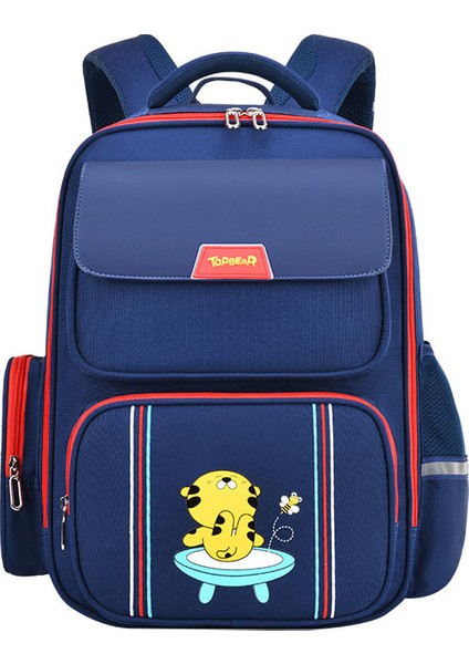 Büyük Kapasiteli Öğrenci Sırt Çantası - Lacivert (Yurt Dışından)