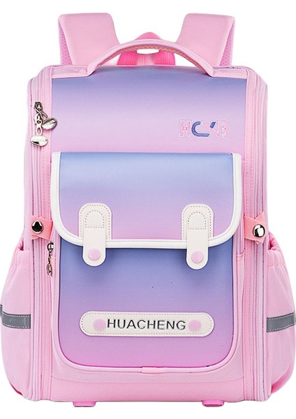Büyük Kapasiteli Öğrenci Sırt Çantası - Pembe (Yurt Dışından)