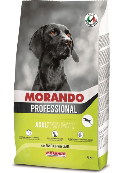 Yetişkin Köpek Maması-Kuzu Etli 4 kg - Adult Pro Taste 4 kg