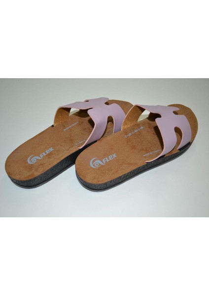 Kadın Anatomik Poliüretan Taban Lila Renk x Model Sokak, Plaj Terliği modelleri