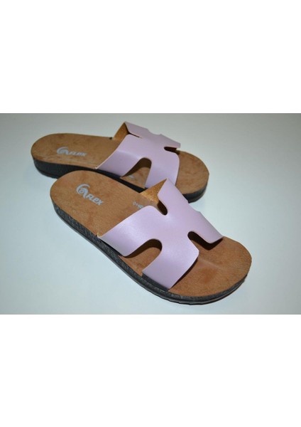 Kadın Anatomik Poliüretan Taban Lila Renk x Model Sokak, Plaj Terliği fırsatları