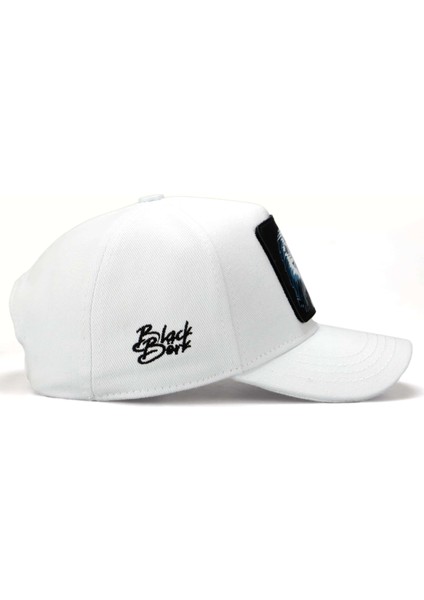 BlackBörk V1 Kids Baseball Sincap - 3 Kod Logolu Beyaz Çocuk Şapka (Cap)