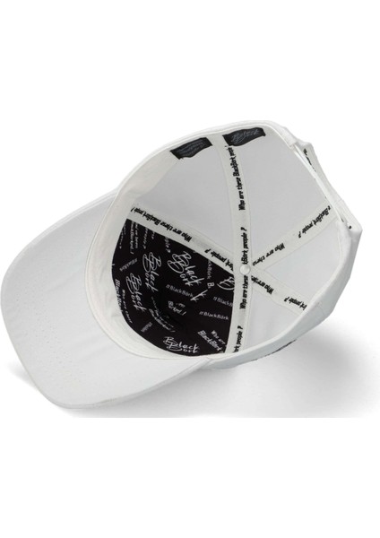 BlackBörk V1 Kids Baseball Sincap - 3 Kod Logolu Beyaz Çocuk Şapka (Cap)