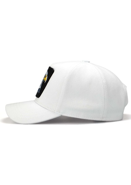 BlackBörk V1 Kids Baseball Sincap - 3 Kod Logolu Beyaz Çocuk Şapka (Cap)