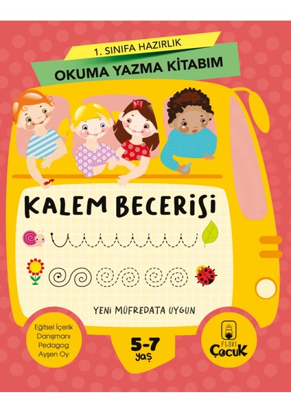 1. Sınıfa Hazırlık Okuma Yazma Kitabım Seti- 4 Kitap - Okula Hazırlık, Eğlenceli, Öğretici Etkinlik