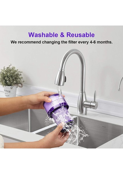 Dyson V12 Detect Slim Ekstra Absolute Elektrikli Süpürge Için Hepa Filtre, Yıkanabilir Filtre Yedeği Parça No. 971517-01 (Yurt Dışından)
