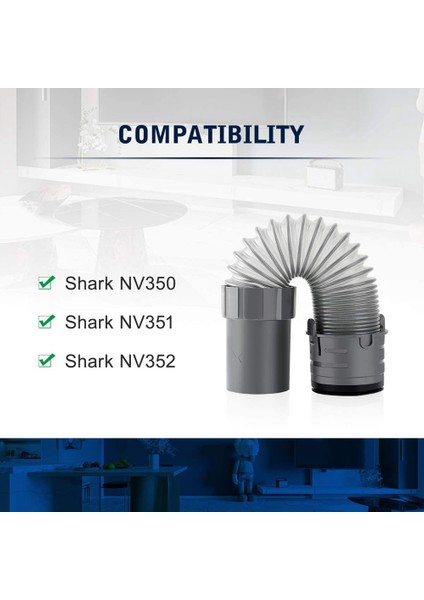 Shark Için NV350 NV351 NV352 NV356 NV357 Vakum Hortumu Bağlantısı (Yurt Dışından)