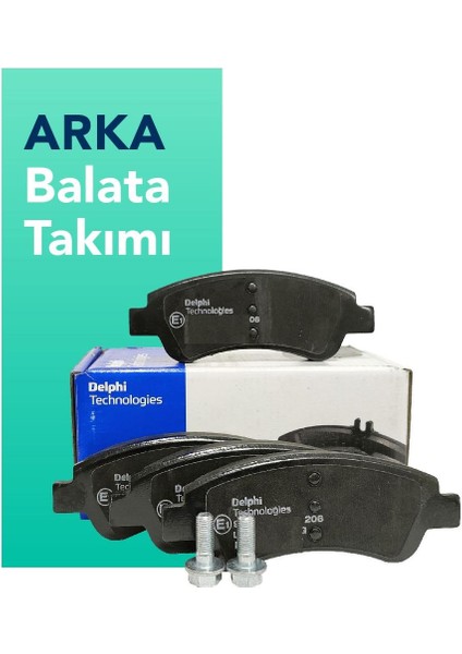 Ford Fiesta Arka Fren Balata Takımı (2017-2023)