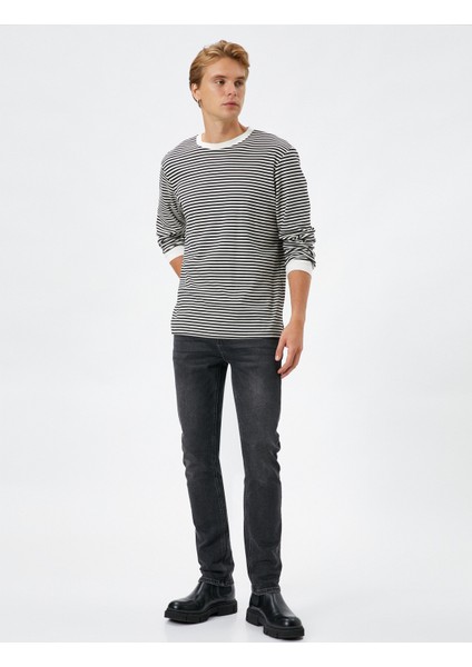 Slim Fit Kot Pantolon - Brad Jean
