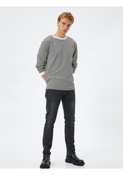 Slim Fit Kot Pantolon - Brad Jean