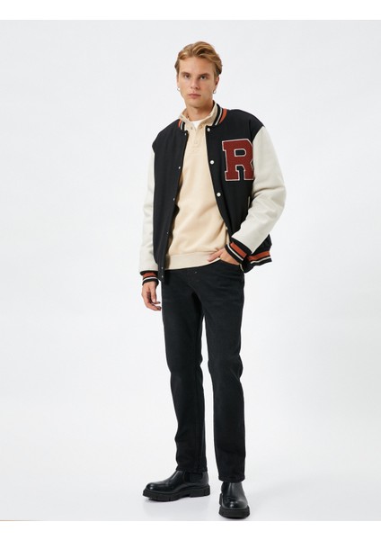 Slim Straight Fit Kot Pantolon Chadwick Jean
