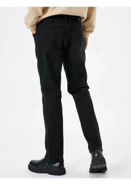 Slim Straight Fit Kot Pantolon Chadwick Jean
